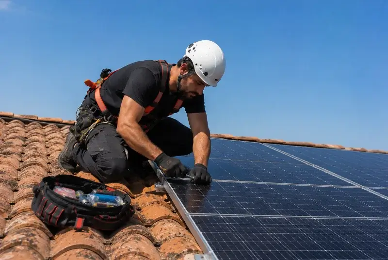 Maintenance et monitoring de panneaux solaires à Montescot